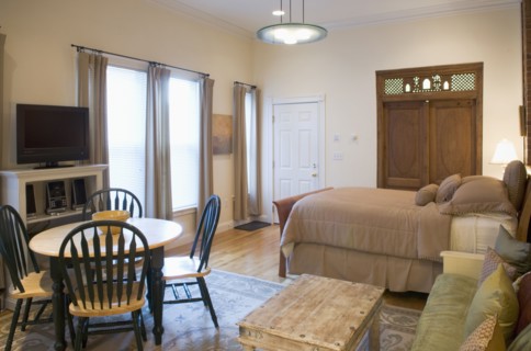Small studio apartment