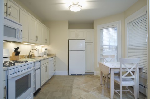 Light colored traditional kitchen