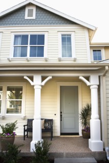 Front exterior single family home in Tustin