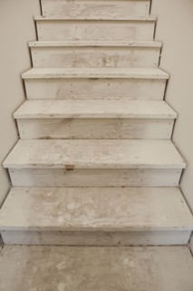 Close-up of stairs at home