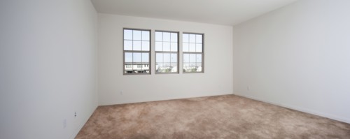 Empty room with white walls