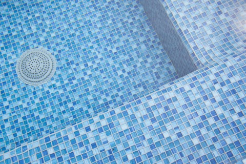 Detail shot of swimming pool
