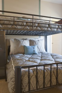 Bunk bed in middle class bedroom