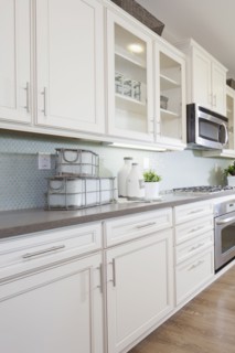 Interior of domestic kitchen