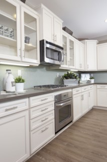 Interior of domestic kitchen