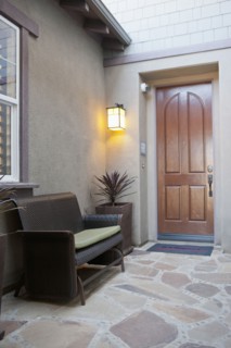 Seating furniture on porch
