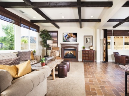 Interior of family room