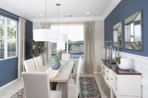 Interior of dining room