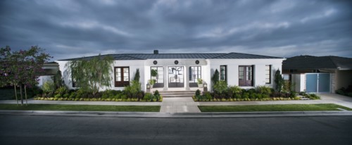 Front exterior modern home