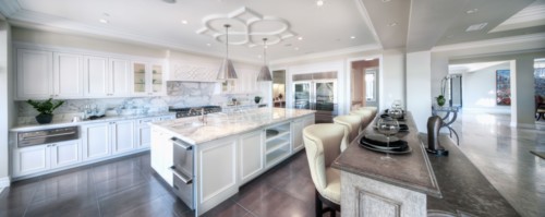 Elegant kitchen in home