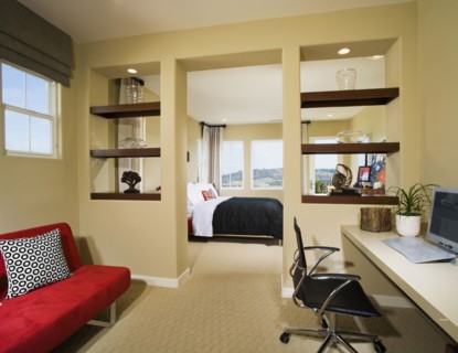 Office outside bedroom