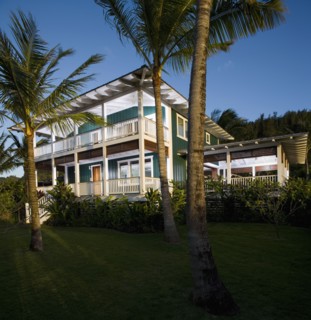 Front exterior contemporary colonial home