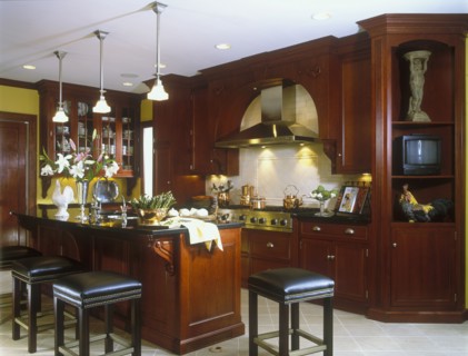 Cherry cabinets