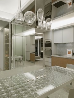 Modern dining area