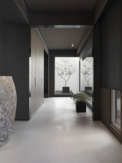 Simple modern hallway