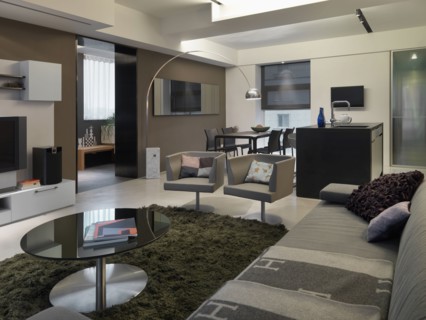 Open modern great room
