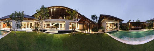 Panoramic large open air resort