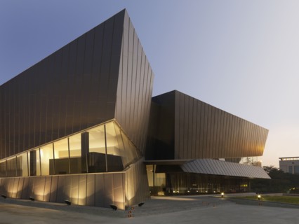 Exterior modern building