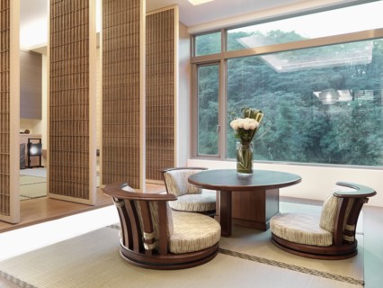 Contemporary asian dining room