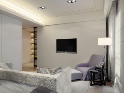 Sitting area in bedroom
