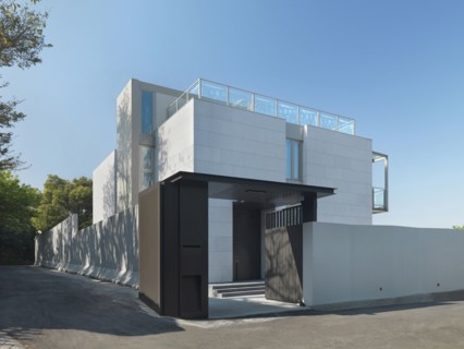 Exterior of modern building
