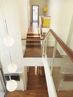 Multiple story home with hardwood floors