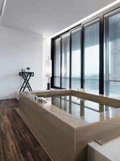Bath tub in modern home
