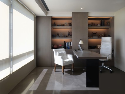 Minimalistic modern home office