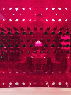 Modern rack for storing wine