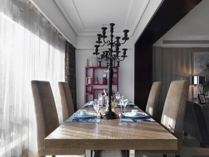 Alligator skin dining room table