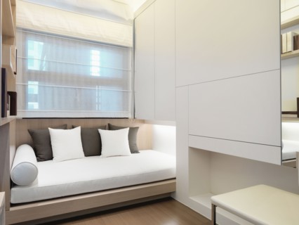 Modern daybed in bedroom