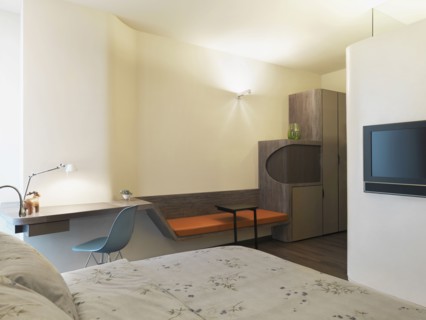 Interior modern studio size apartment style home