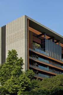 Balconies of apartments in high rise