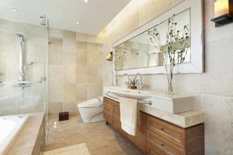 Bathroom in modern home