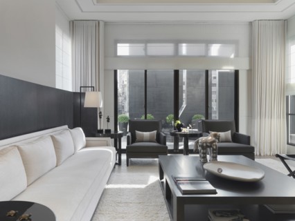 White sofa in modern living room