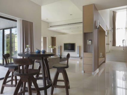 Bar table in modern home