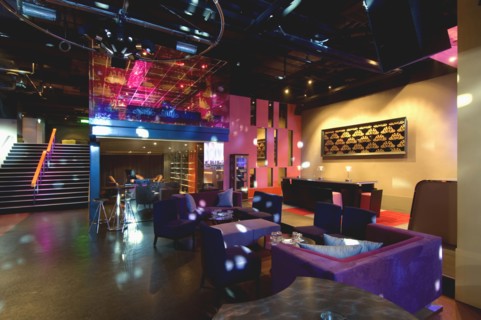 Lounge area in nightclub
