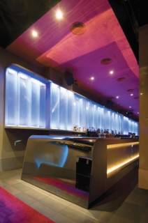 Bar inside nightclub