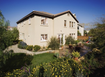Rear exterior multiple story house
