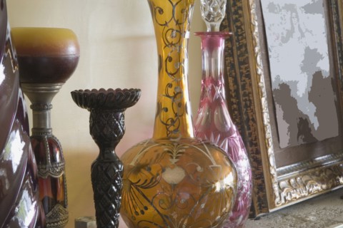 Eclectic Collection of Colorful Vases