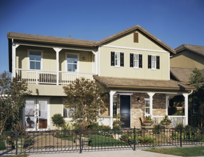 Front Exterior of Traditional American House