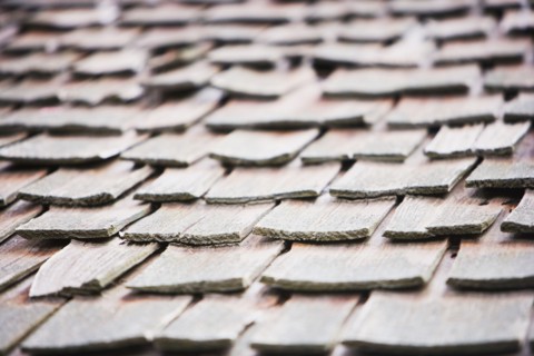 Detail of Wood Shingles