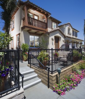 Contemporary Spanish style housing community