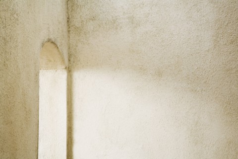 Arched Exterior Stucco Doorway