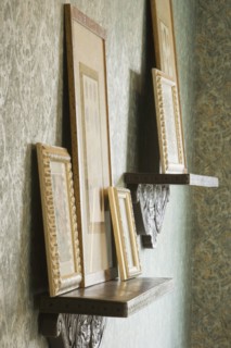 Picture Frames on Shelf