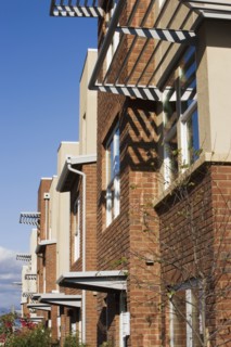 Exterior Shot of Contemporary Condominiums