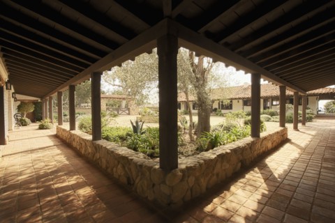Spanish Style Outdoor Corridors