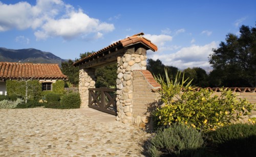 Spanish Style Front Gate