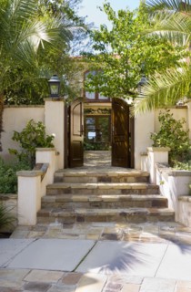 Steps Leading to Large Front Gate