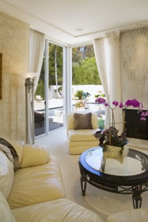 Interior of a sitting area